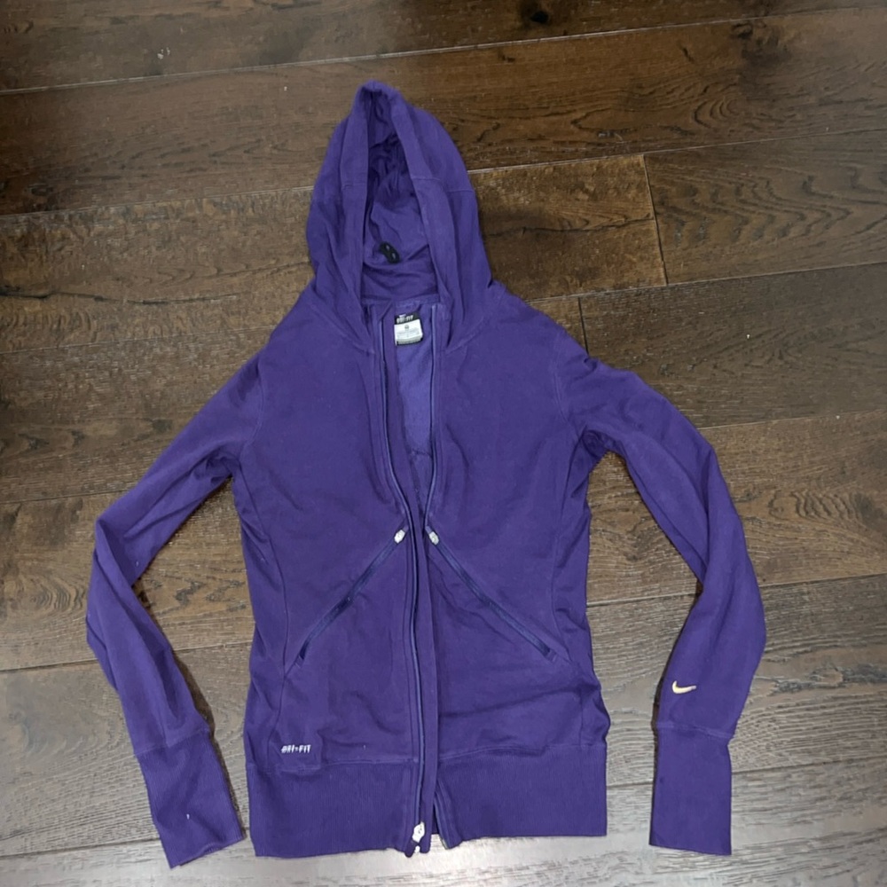 Like New - Nike Dri-Fit Full Zip Hoodie Jacket (S) - Vintage